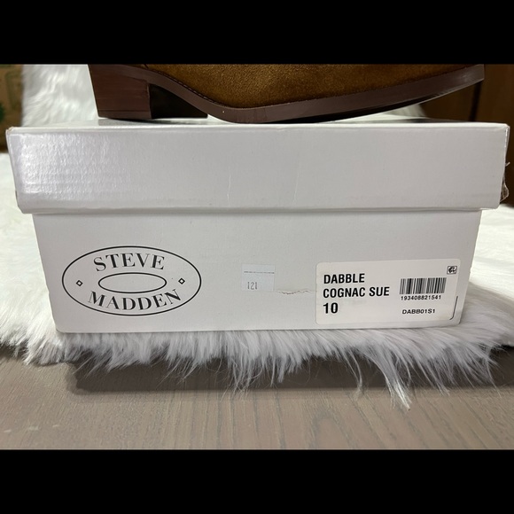 New Steve Madden Dabble Chelsea Booties Cognac - Picture 12 of 12